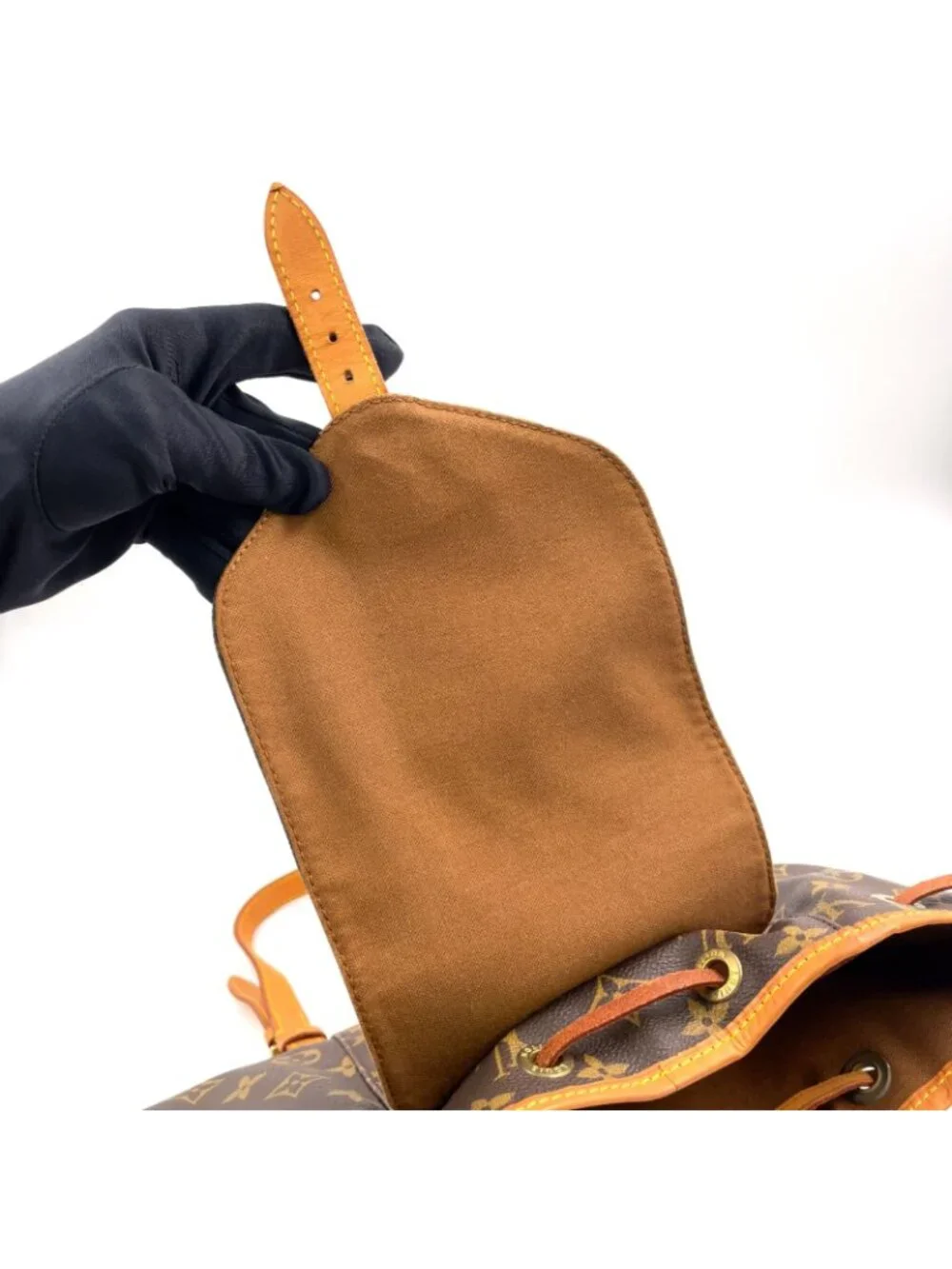 Louis Vuitton Montsouris MM Monogram Leather Backpack